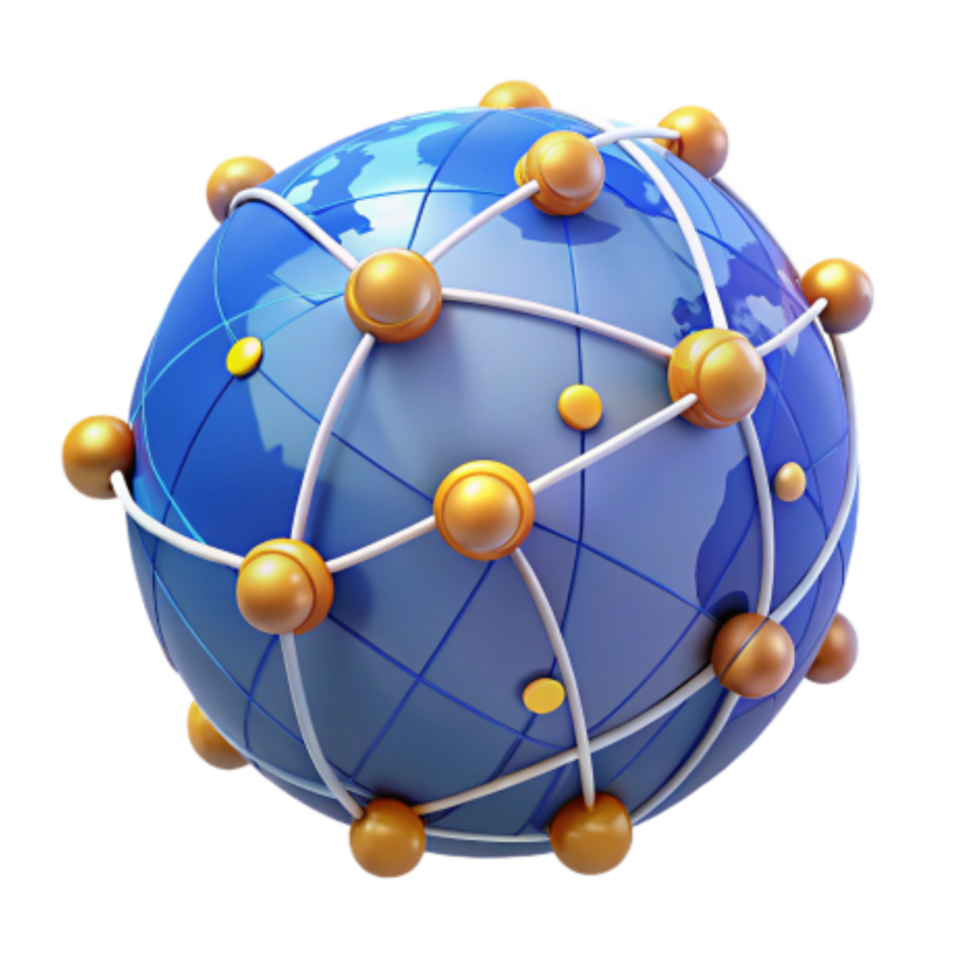 magnificent traditional Global Network Connections Interconnectivity and Data Exchange professional png