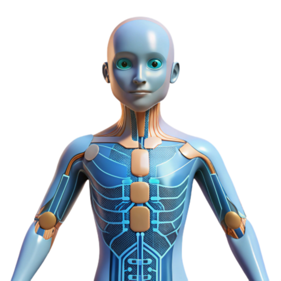 extraordinary classic Child Robot Anatomy Futuristic Design, Internal Systems authentic png