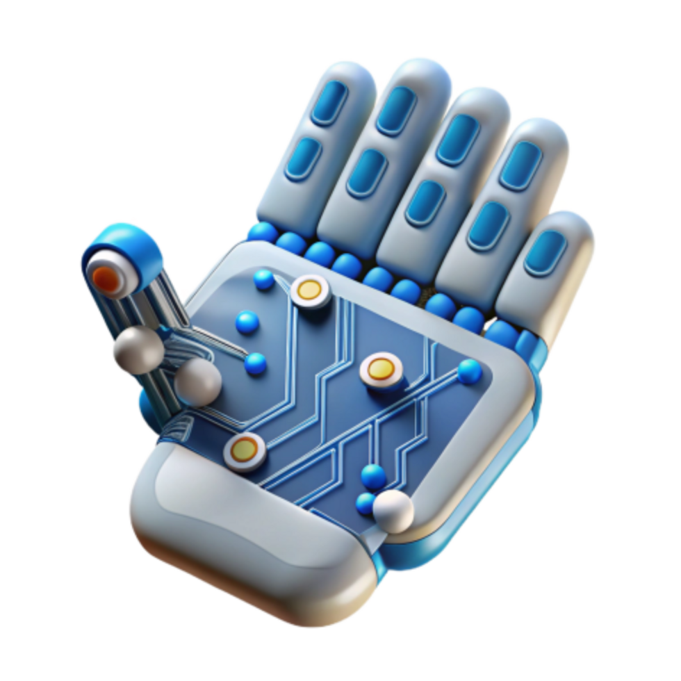 wonderful minimalist Advanced Robotic Hand Circuitry, Design, and Functionality 4K png