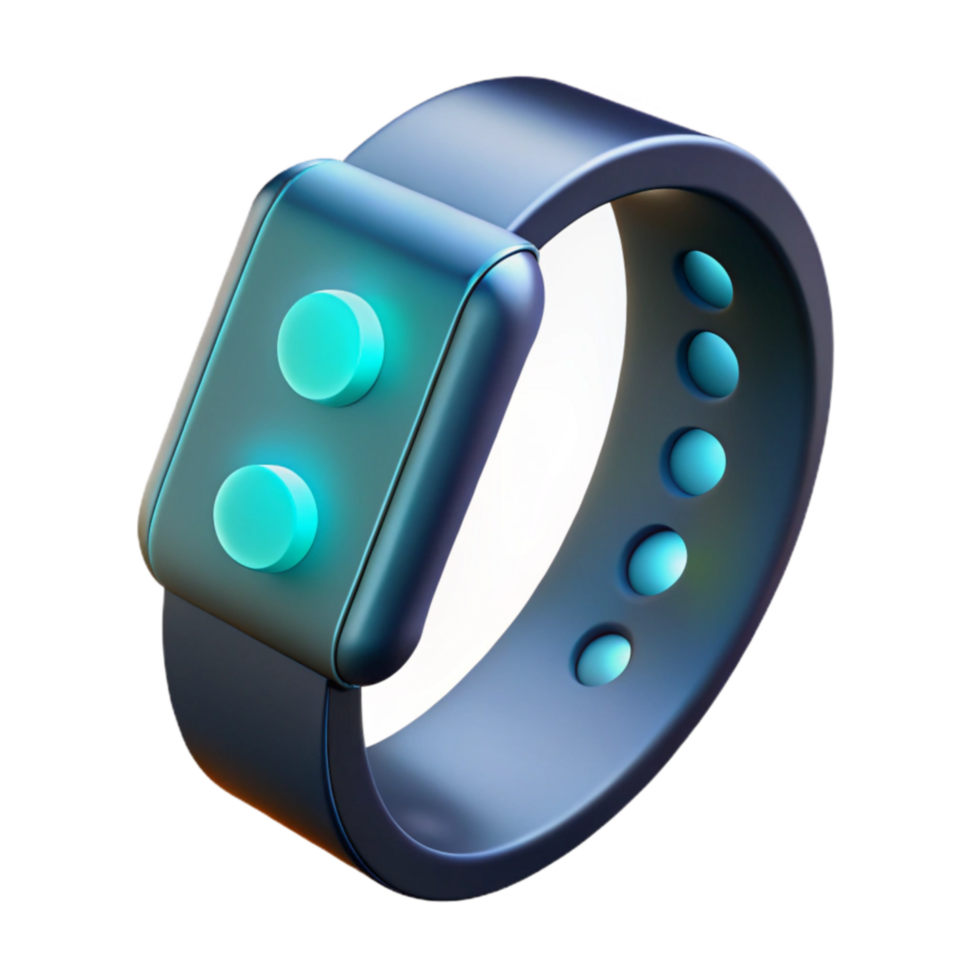 magnificent rustic Futuristic Wearable Tech with Illuminated Buttons authentic png