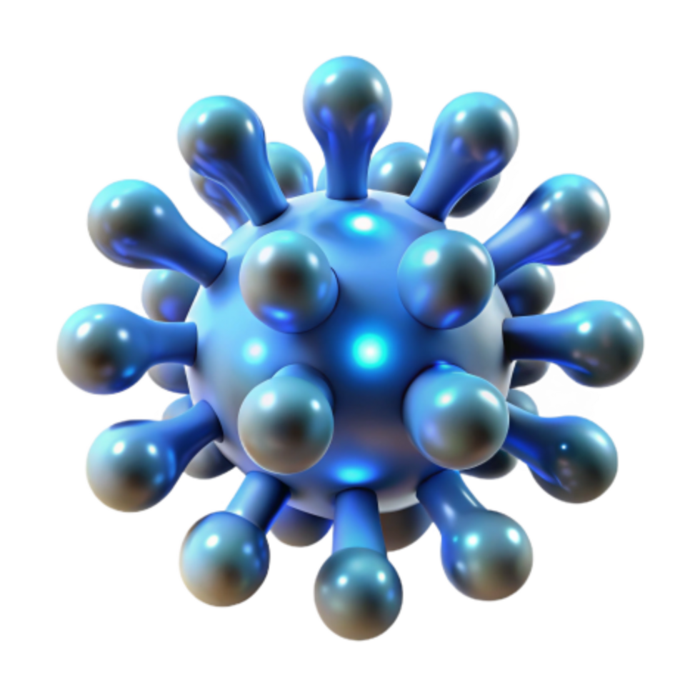 wonderful creative Understanding Viral Structure A 3D Model of a Virus high quality png