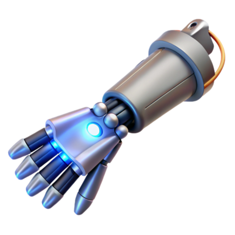 stunning artistic Advanced Robotic Hand Design, Mechanics, and Functionality high quality png