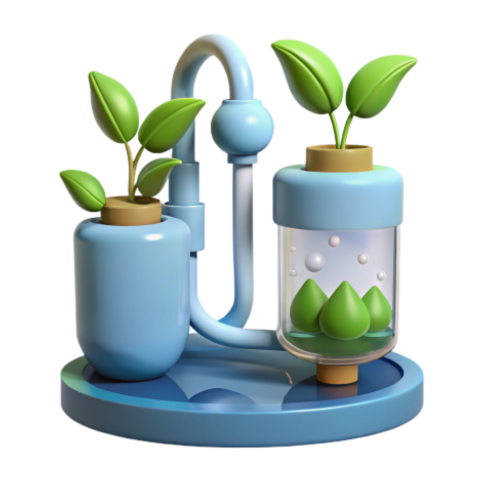 wonderful classic Closed-Loop Plant System Sustainable Growth Technology high quality png