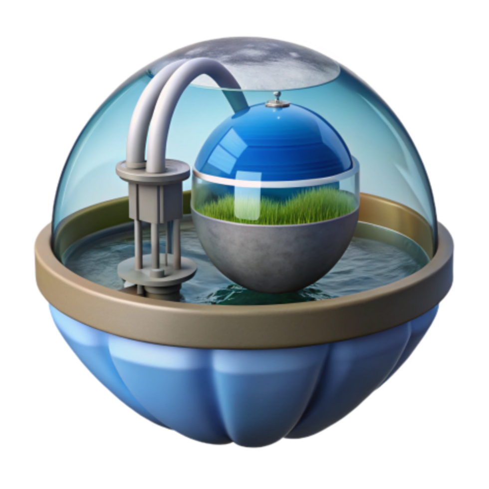 magnificent classic Closed-Loop Ecosystem Sustainable Mini-World high resolution png