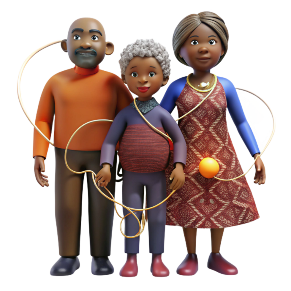 wonderful artistic Multigenerational Family Unity Celebrating Connection and Bonds professional png