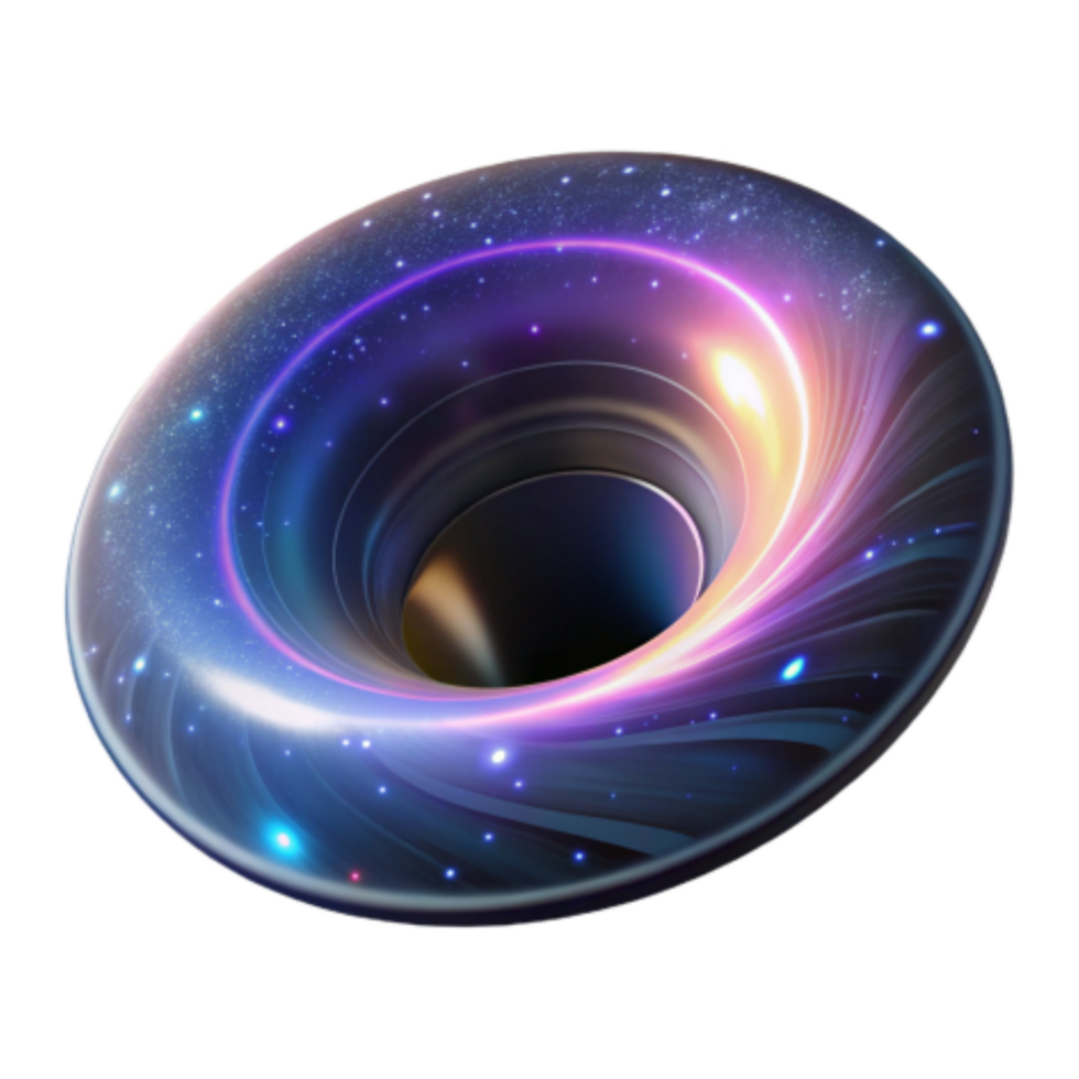 vibrant contemporary Cosmic Vortex A Journey Through Space and Time premium png