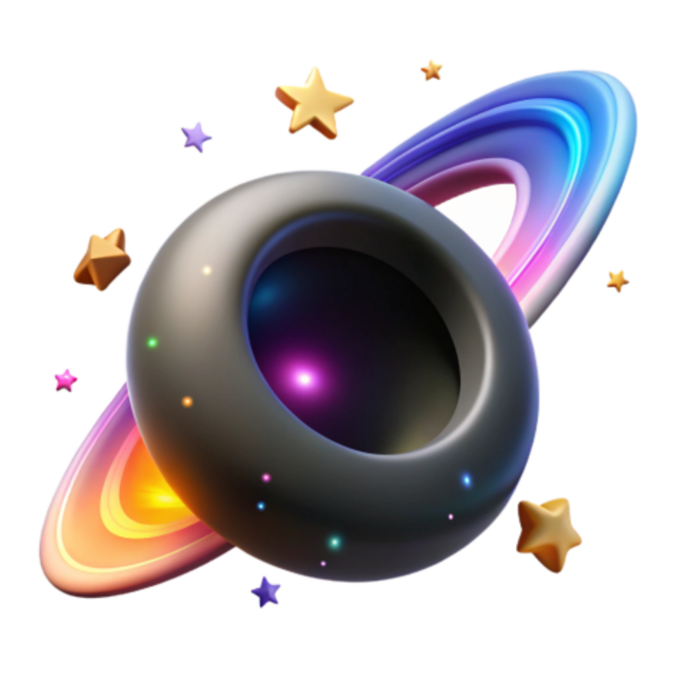 impressive modern Cosmic Ring Nebula and Stars 3D Render exclusive png