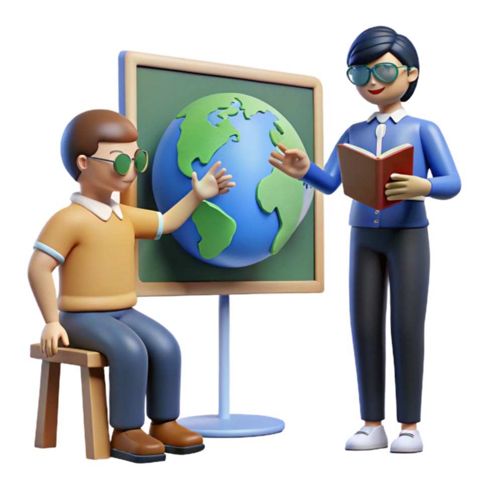 vibrant traditional Interactive Globe Learning Geography, World Map, Education, 3D Model, Teaching Tool, Visual Aid, Classroom Resource, Accessibility, Global Studies professional png