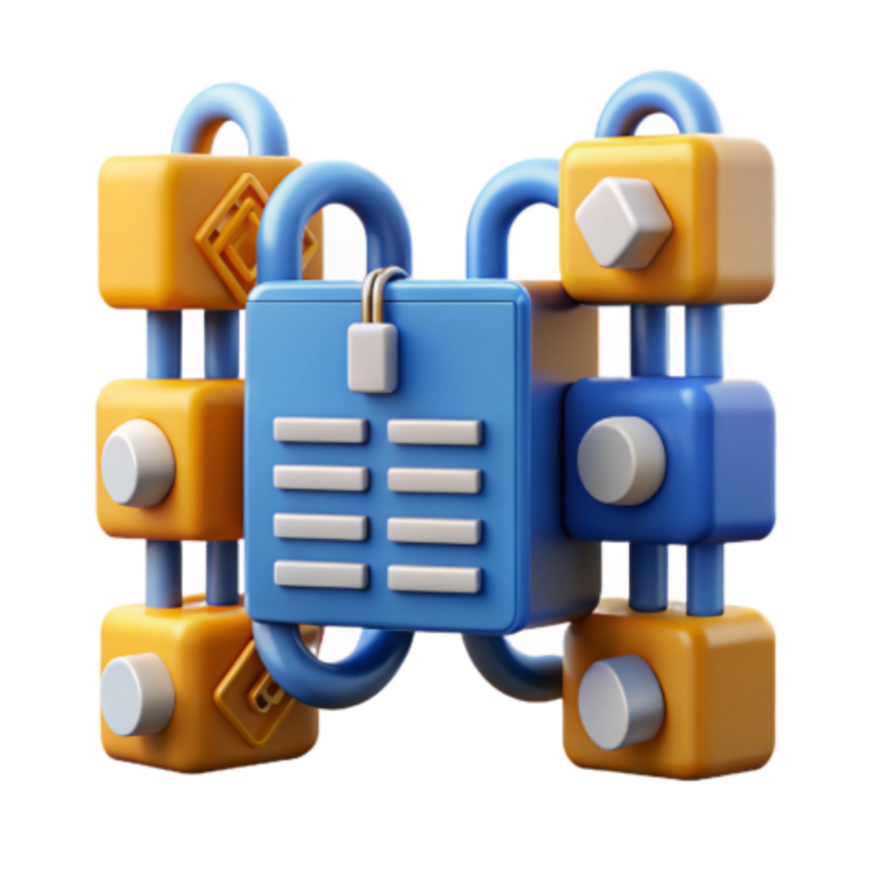 serene contemporary Abstract Data Network Secure System Architecture genuine png