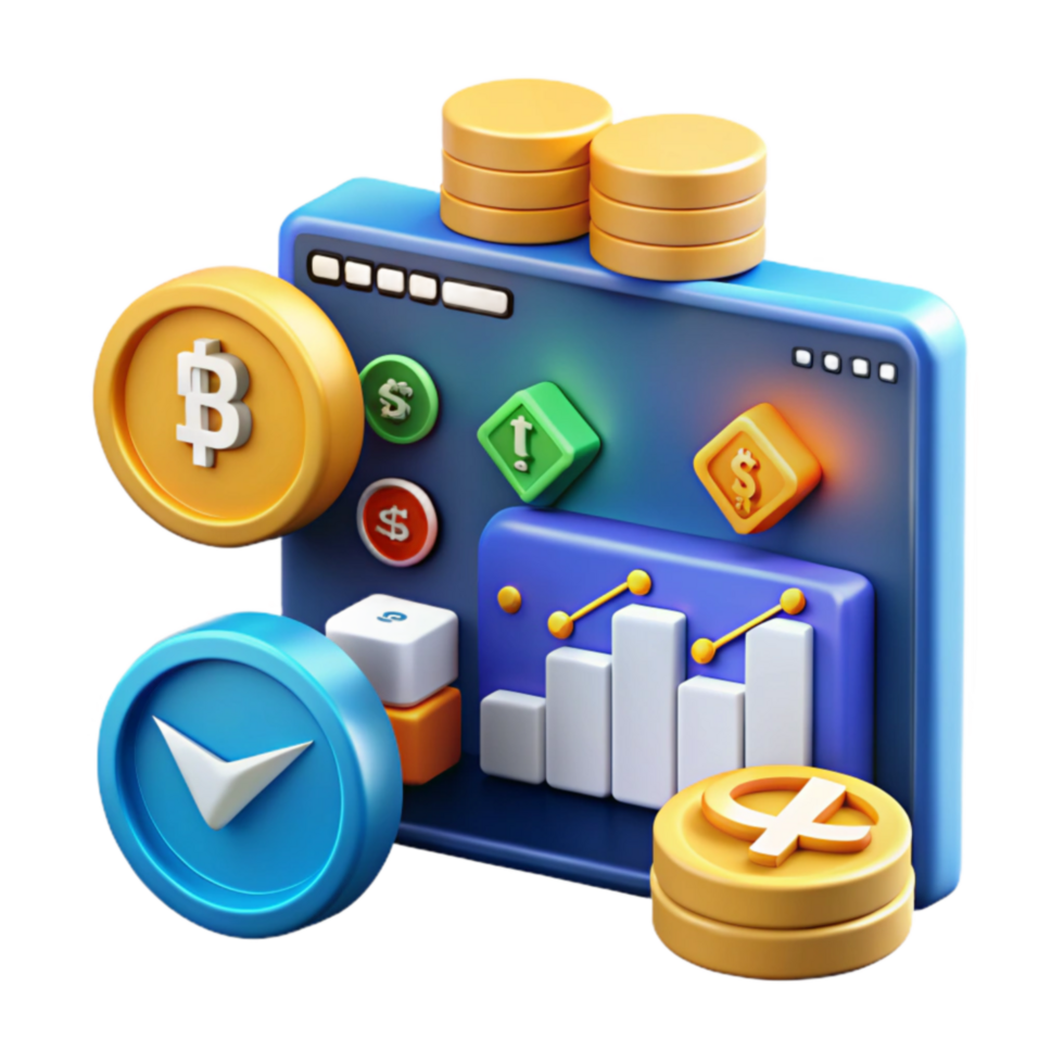 dramatic classic Cryptocurrency Investing Dashboard Track Digital Assets Market Trends high resolution png