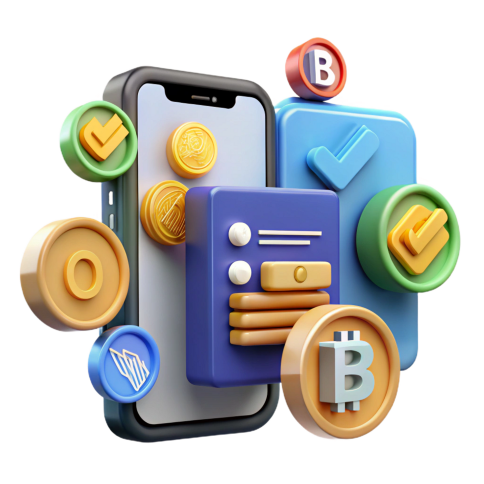 wonderful rustic Mobile Crypto Wallet Secure Easy Digital Currency Management authentic png