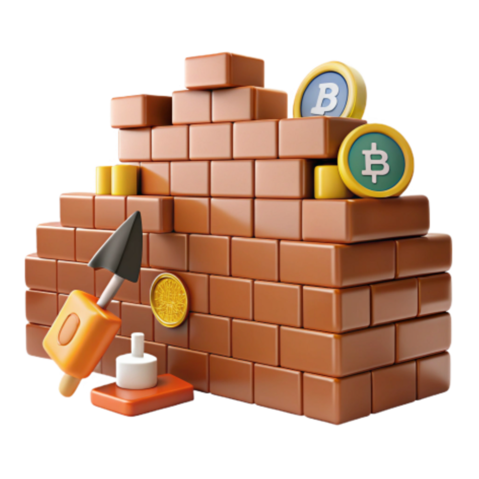 magnificent traditional Cryptocurrency Wall Construction A Secure Digital Future high resolution png