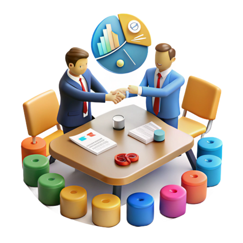 serene minimalist Business Partnership Data-Driven Collaboration Strategic Growth high resolution png