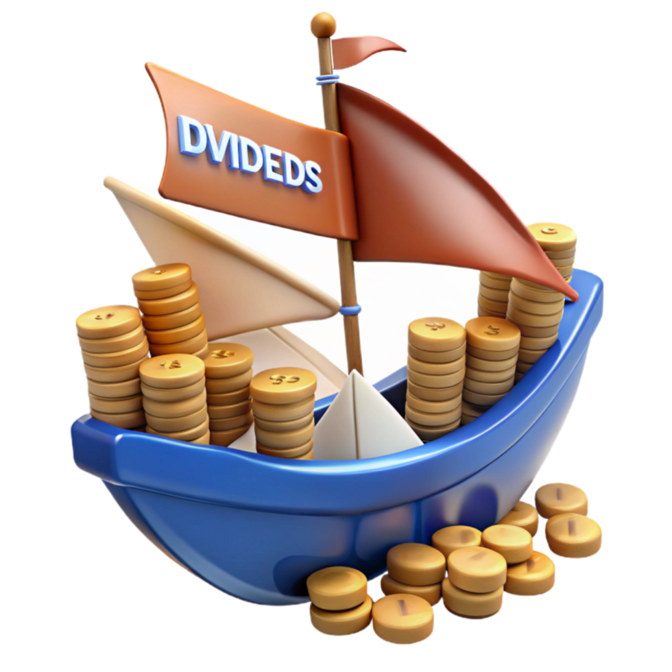 dramatic abstract Dividend Investing Building Wealth with Passive Income original png