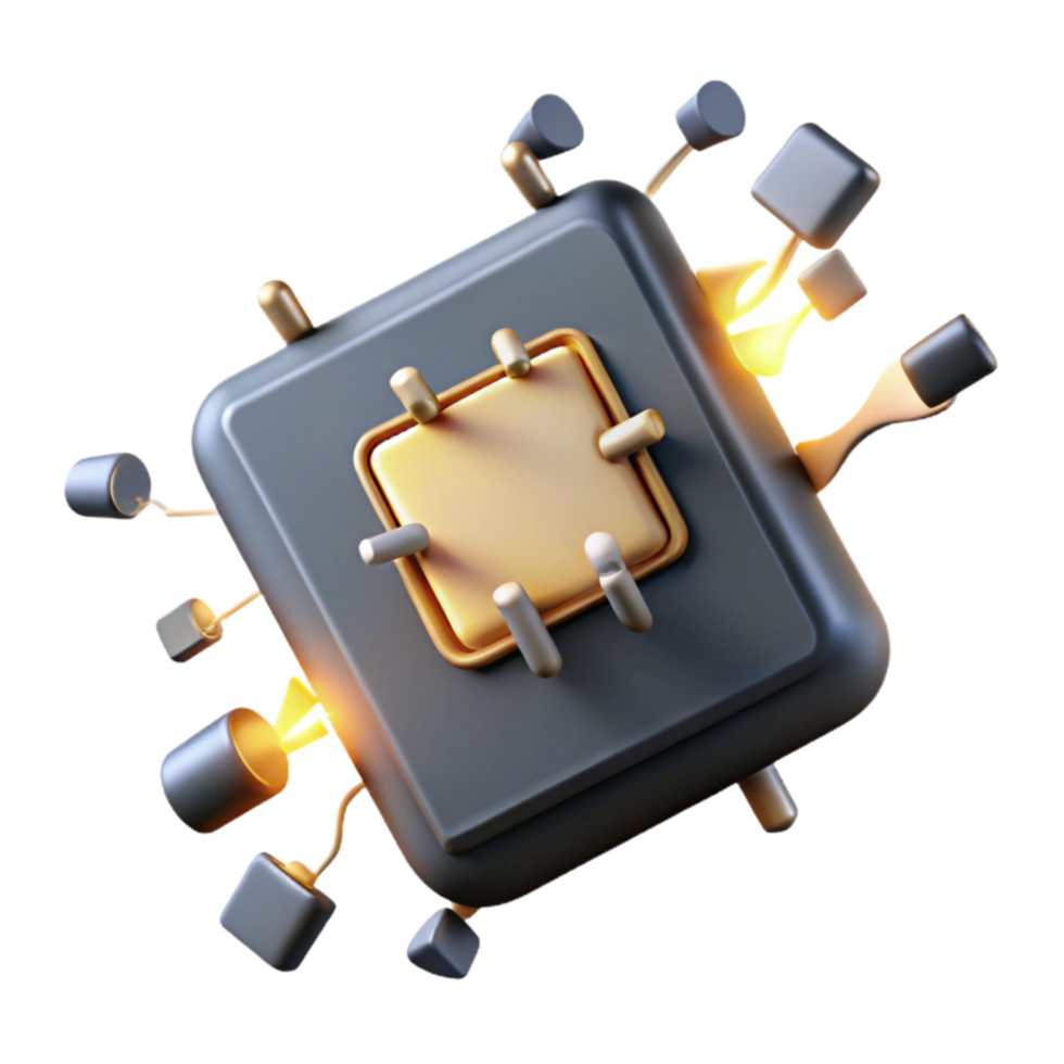 extraordinary traditional Advanced Microchip Technology Innovative Design Gold Interconnects original png