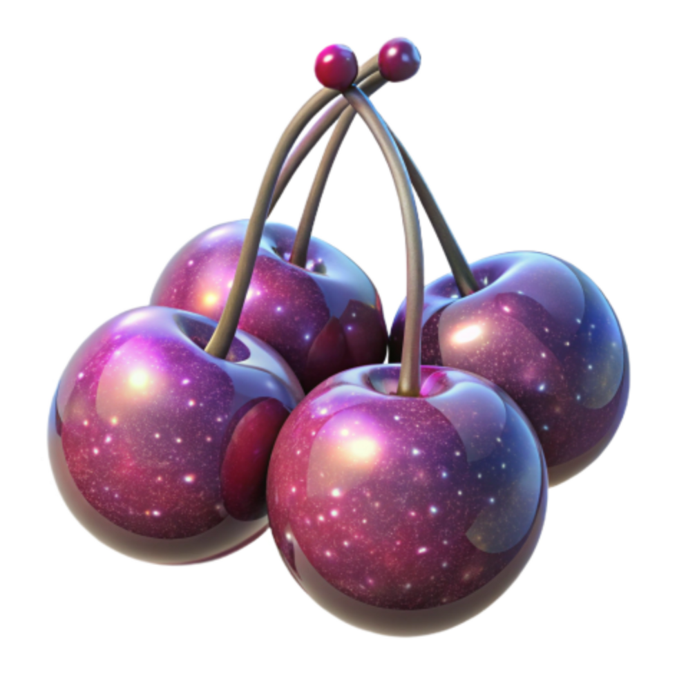 beautiful artistic Cosmic Cherries A Galaxy in Every Bite genuine png