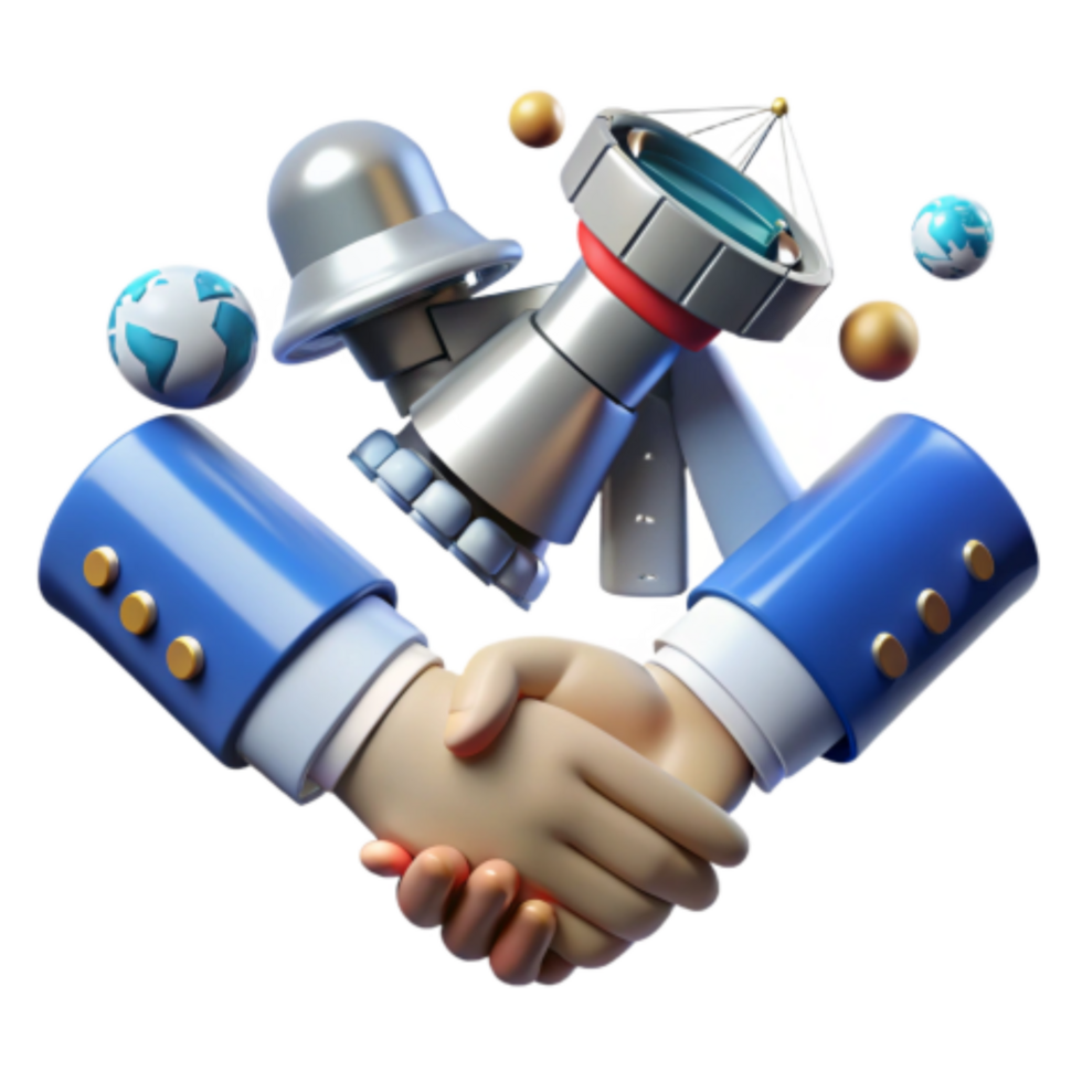 serene abstract Global Collaboration A Partnership for Space Exploration detailed png