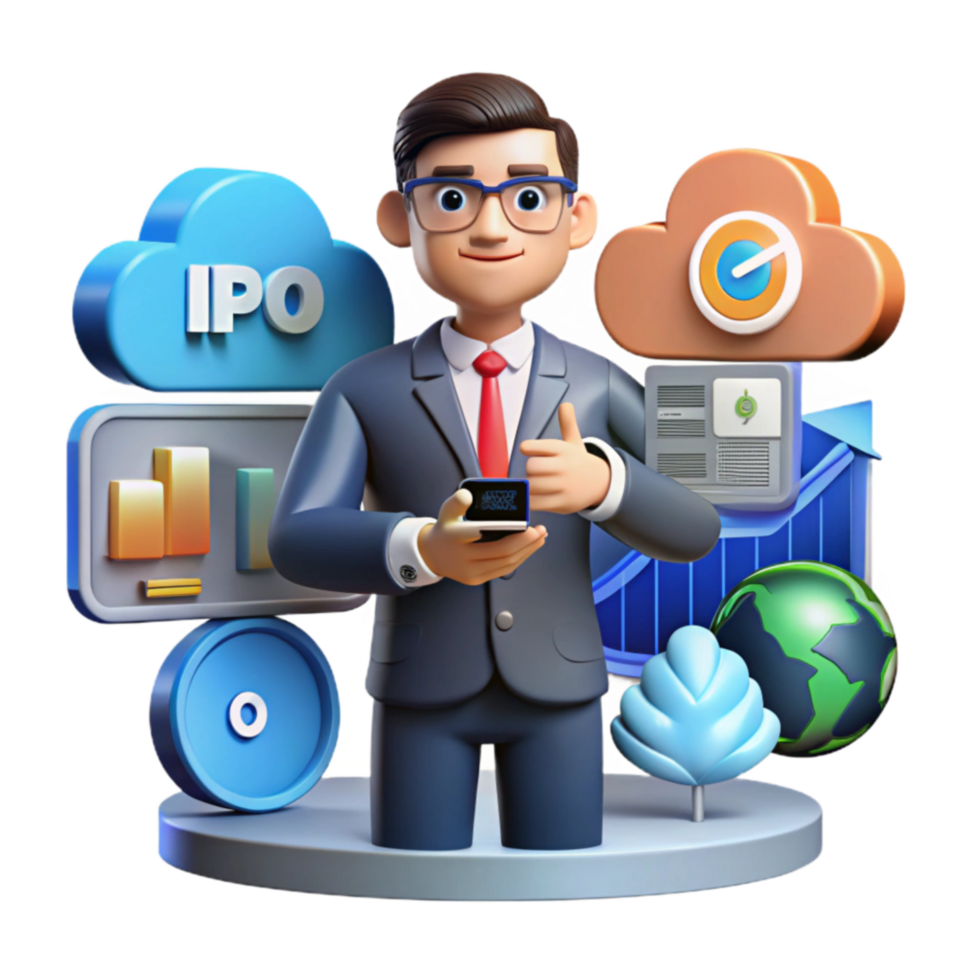 dramatic rustic IPO Success Global Market Growth Investment Strategies premium png