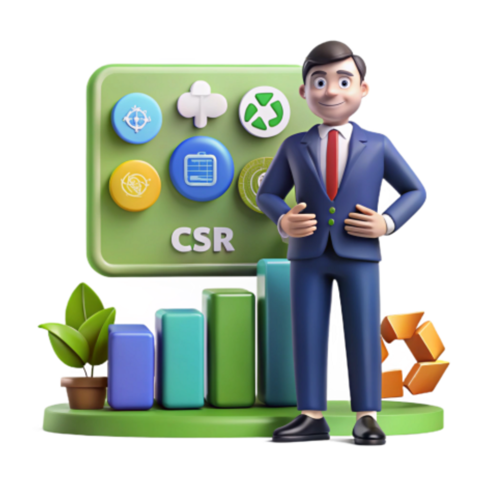 wonderful creative CSR Strategy Growth, Sustainability, and Reporting high resolution png