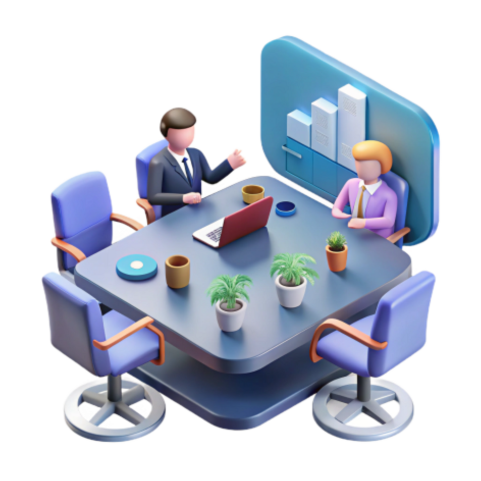 elegant vintage Virtual Meeting Collaboration, Productivity, and Data Analysis detailed png