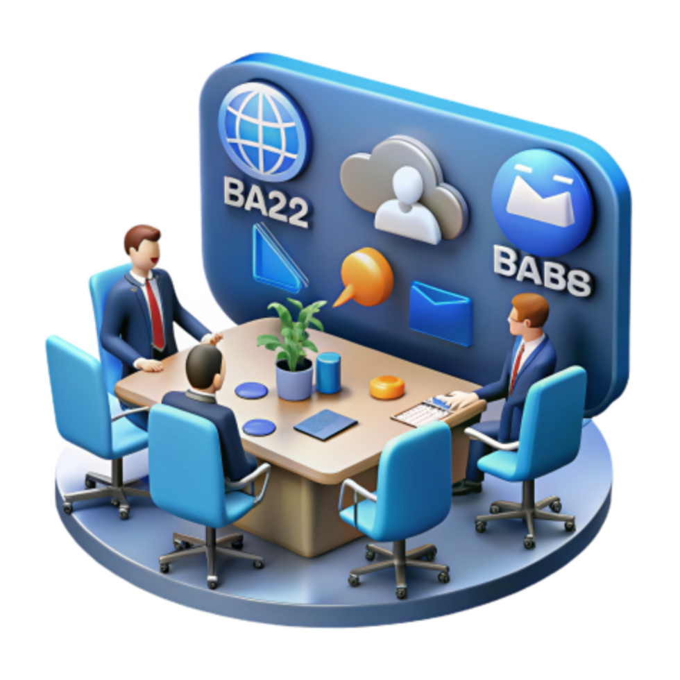 elegant rustic Global Team Collaboration Cloud Communication Data Analysis high quality png