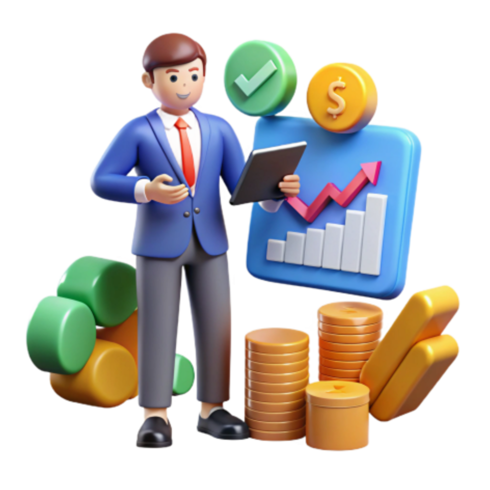 wonderful contemporary Financial Growth Investing, Profits, Smart Decisions premium png