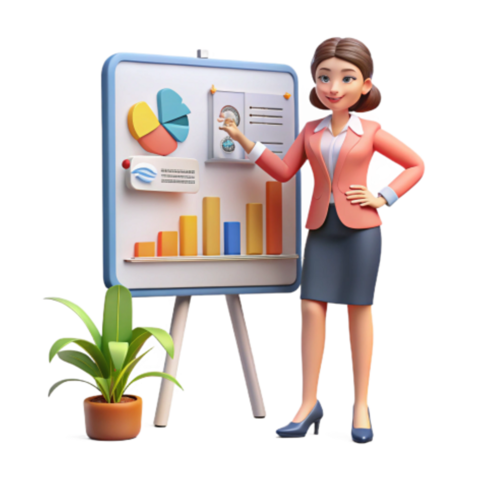 stunning artistic Data Presentation Charts, Graphs Business Strategy 4K png
