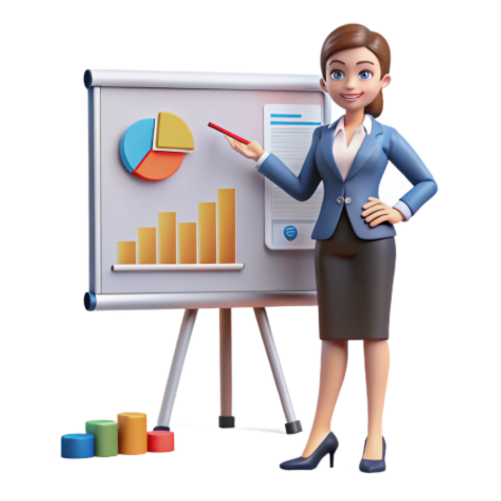 beautiful abstract Business Presentation Data Analysis Growth Strategy premium png