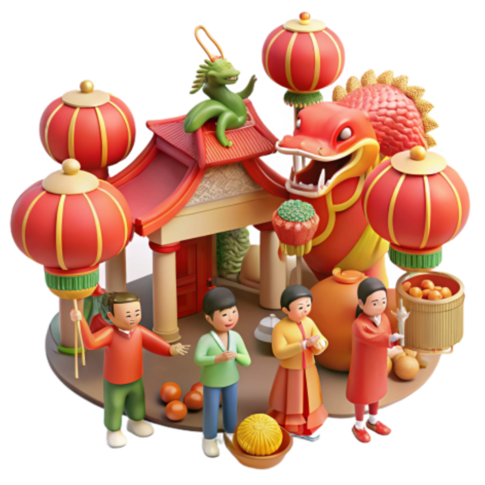 impressive creative Celebrating Lunar New Year Traditions, Culture, and Festivities authentic png