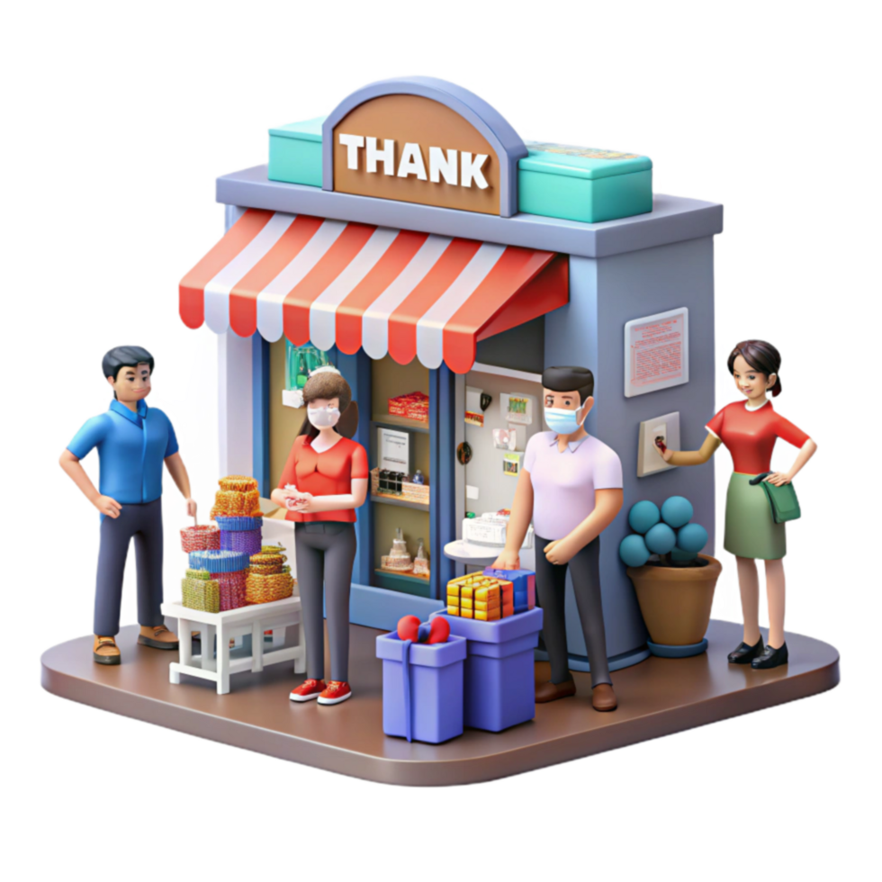 elegant abstract Essential Retail Shop Covid Safety Measures Customer Service high quality png