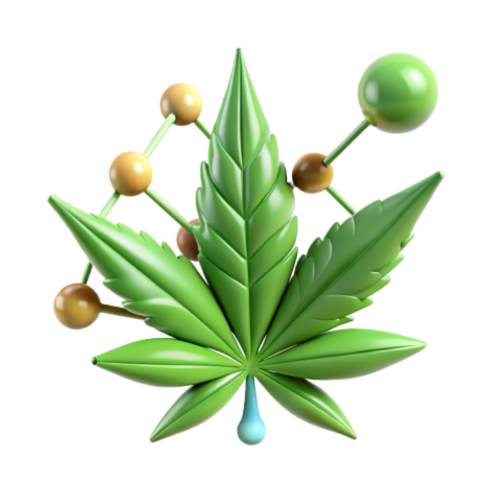 elegant minimalist Cannabis Compounds Exploring Cannabinoid Science exclusive png