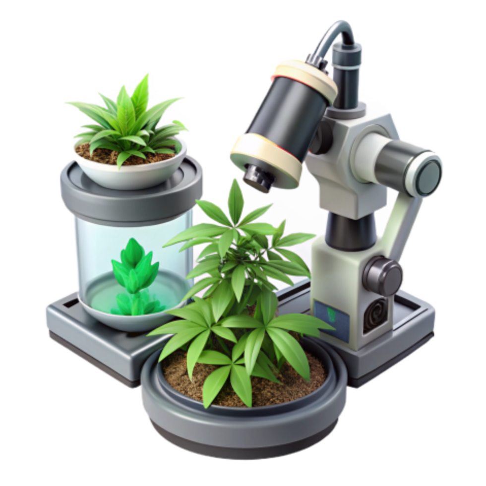 beautiful abstract Plant Science Research Microscopy Controlled Environments premium png