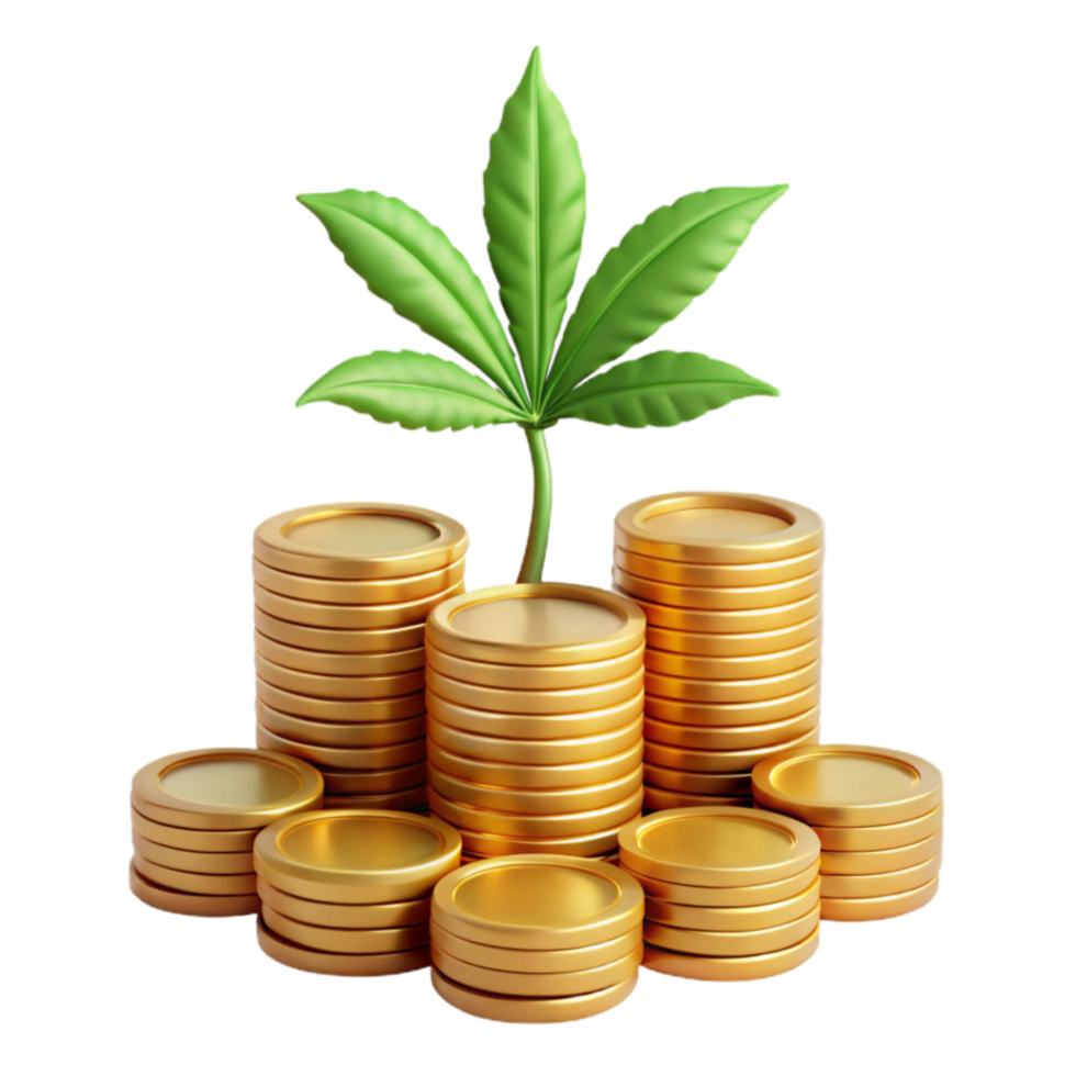 elegant rustic Cannabis Cultivation Financial Growth Investment high resolution png