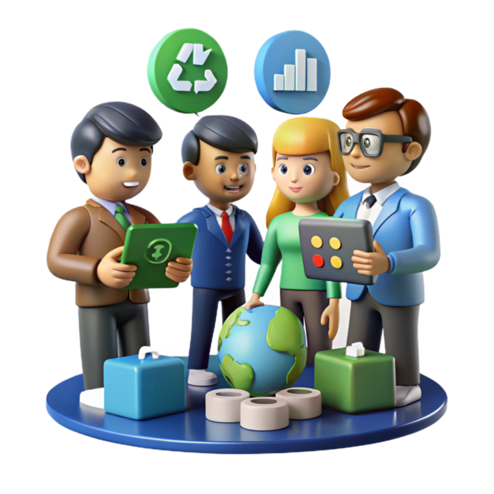 magnificent classic Teamwork for Sustainable Growth Data-Driven Solutions for a Greener Future original png
