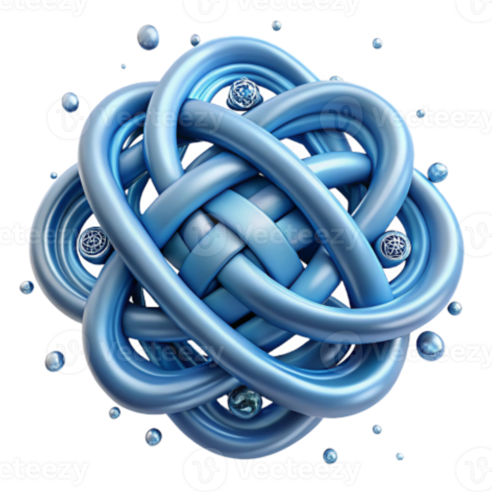 extraordinary minimalist Interwoven Structures A Study of Complex Knots professional png