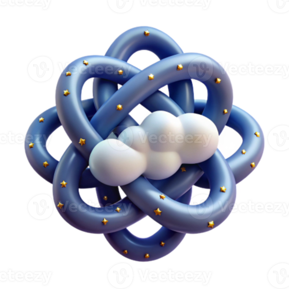 dramatic classic Celestial Cloud Network Intertwined Data Streams high resolution png