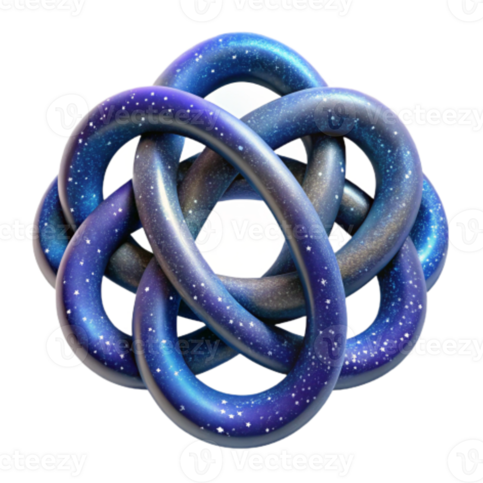 wonderful abstract Cosmic Knot A Celestial Intertwining high resolution png