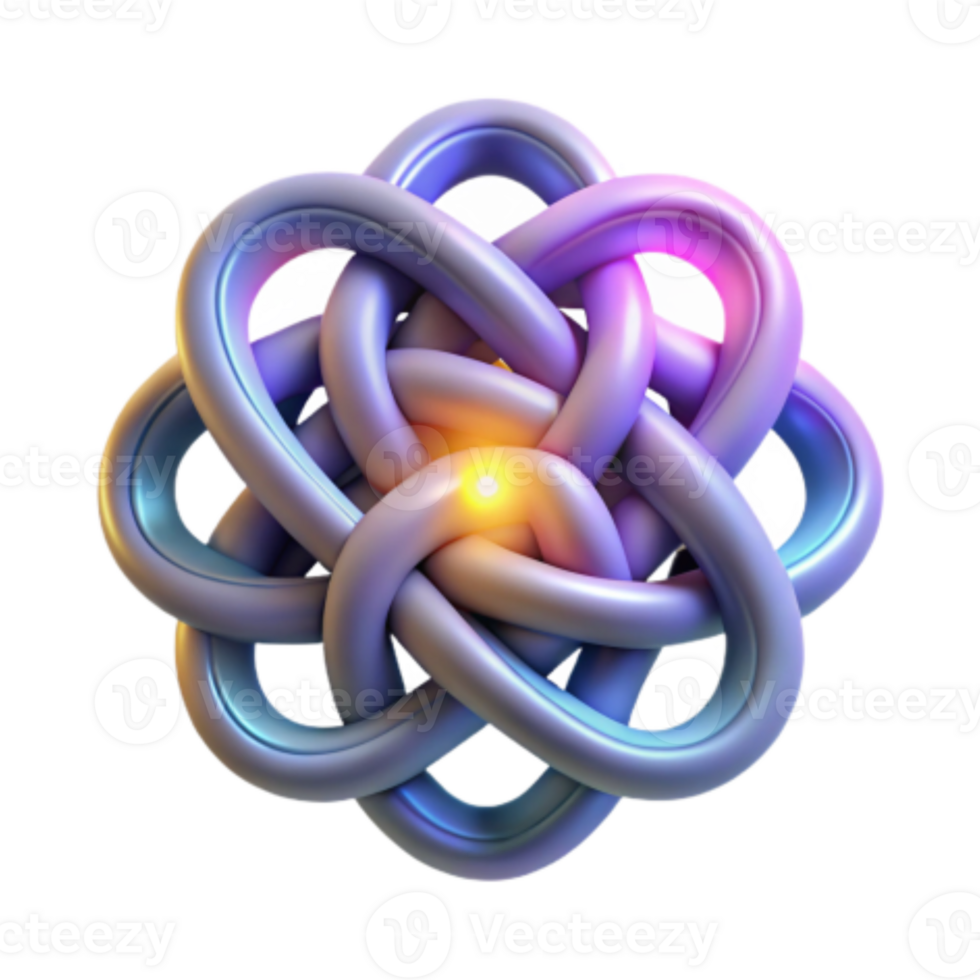 extraordinary rustic Intricate Knot Design 3D Render of Complex Intertwined Structure high resolution png