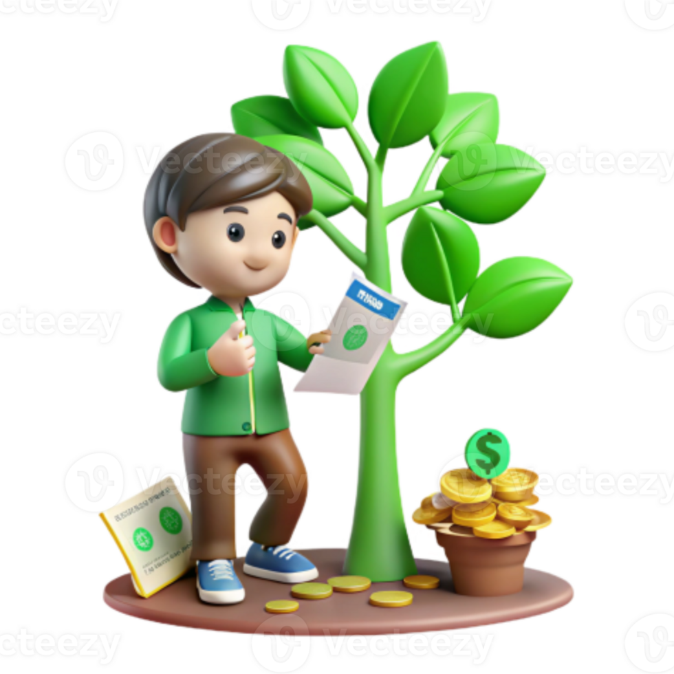 wonderful modern Grow Your Money Investing Guide for Beginners 4K png