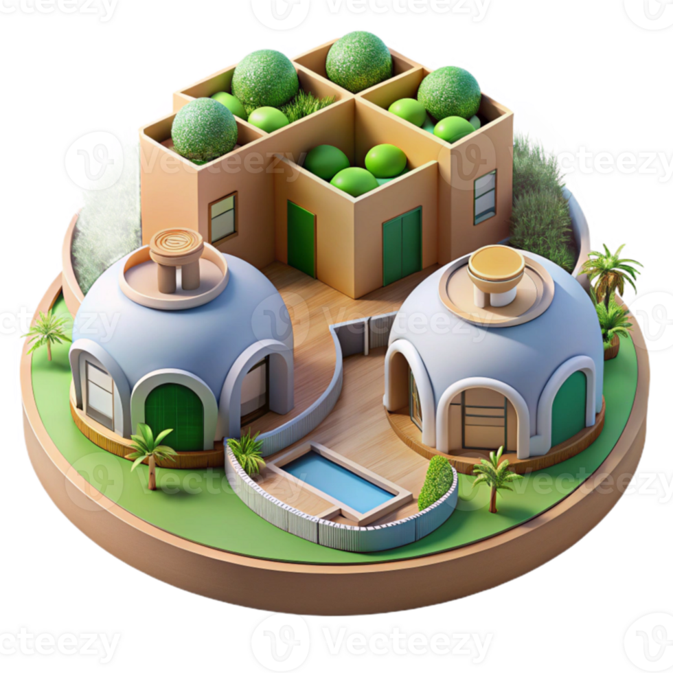 extraordinary artistic Geodesic Dome Homes Sustainable, Modern Architecture premium png