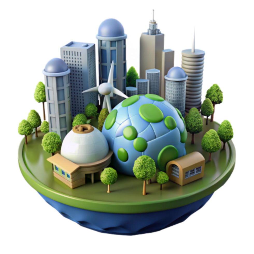 elegant vintage Sustainable City Eco-Friendly Urban Design genuine png