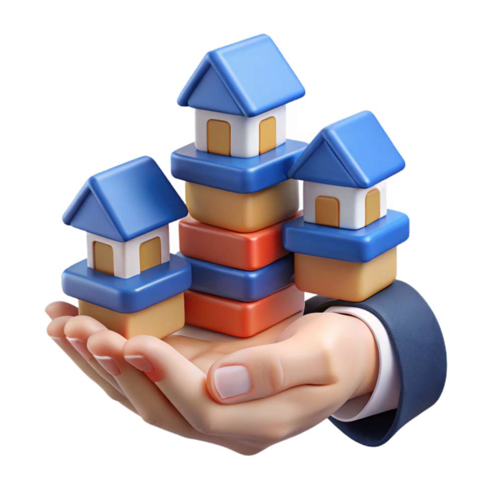 impressive artistic Secure Your Real Estate Future Building Blocks to Homeownership high quality png