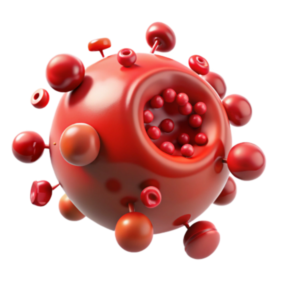 elegant contemporary Understanding Viral Structure A 3D Model of a Virus high quality png