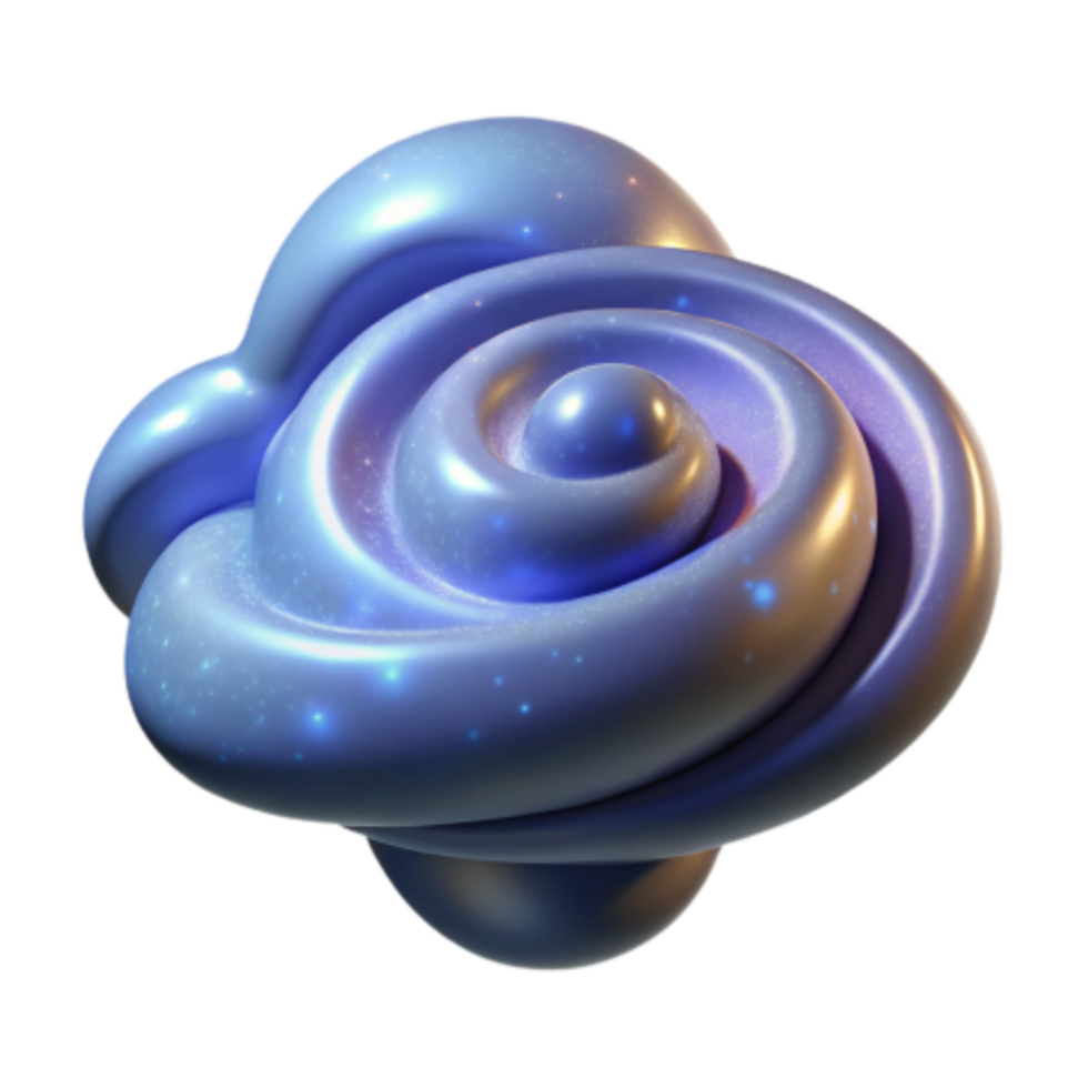 vibrant rustic Abstract 3D Spiral Glowing, Swirling, Purple Nebula high quality png