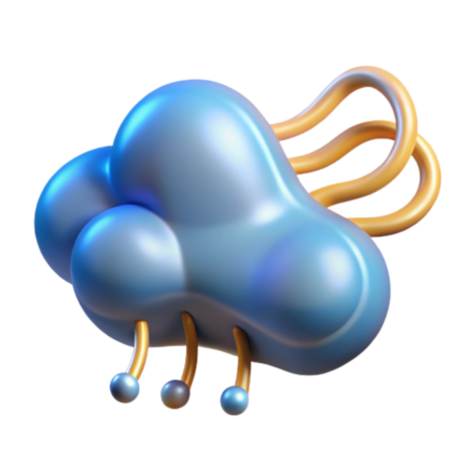 serene vintage Cloud Computing Network Connectivity Data Transfer high quality png