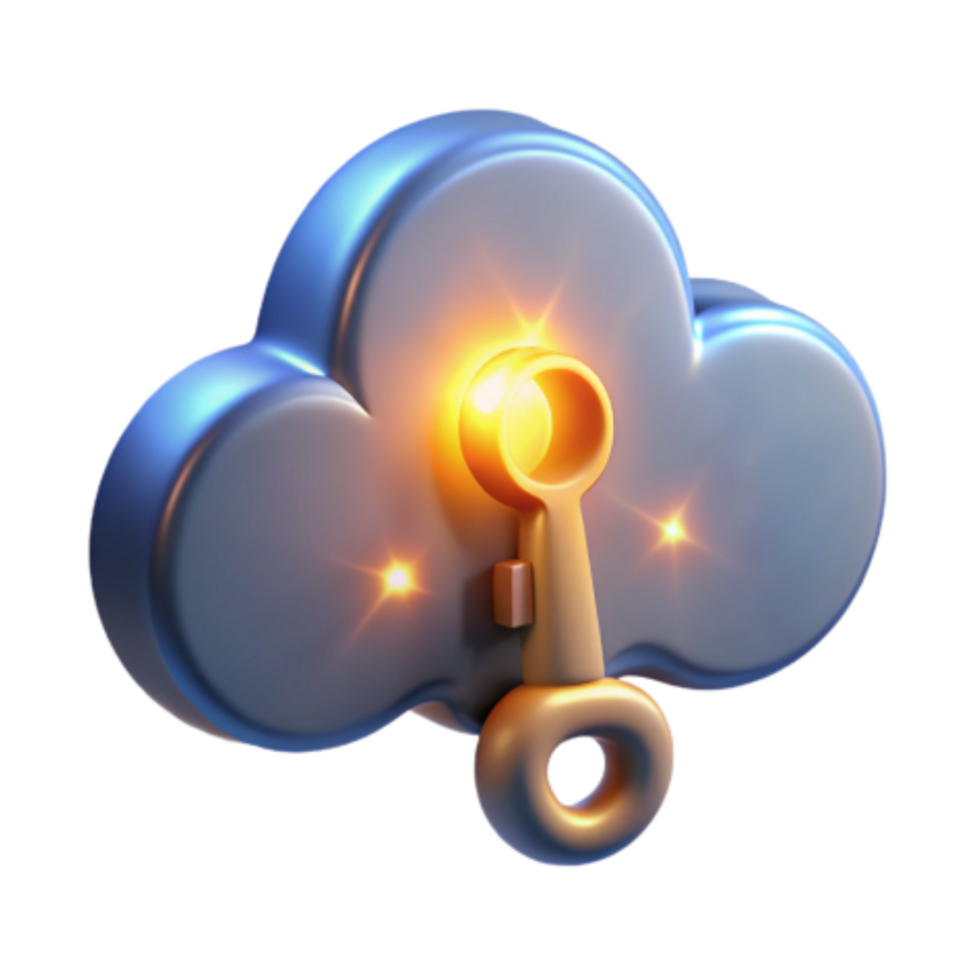 extraordinary rustic Cloud Security Access Encryption Key Solutions 4K png