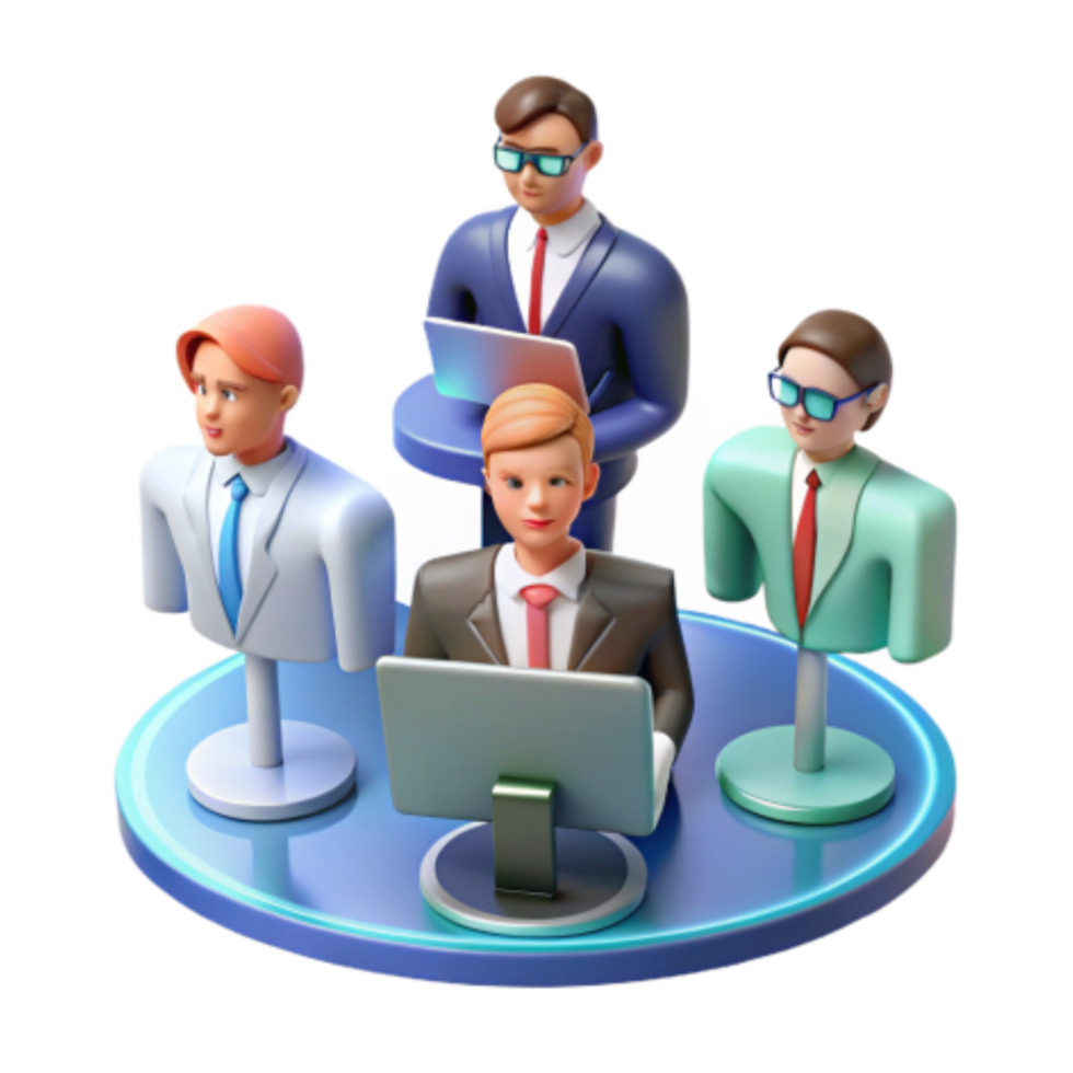 dramatic abstract Teamwork, Collaboration, and Network Success detailed png
