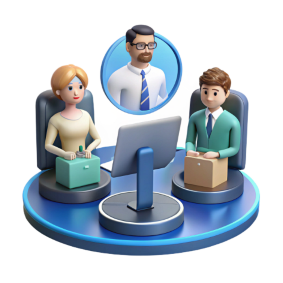 elegant minimalist Remote Team Collaboration Online Meeting and Workflow Efficiency authentic png