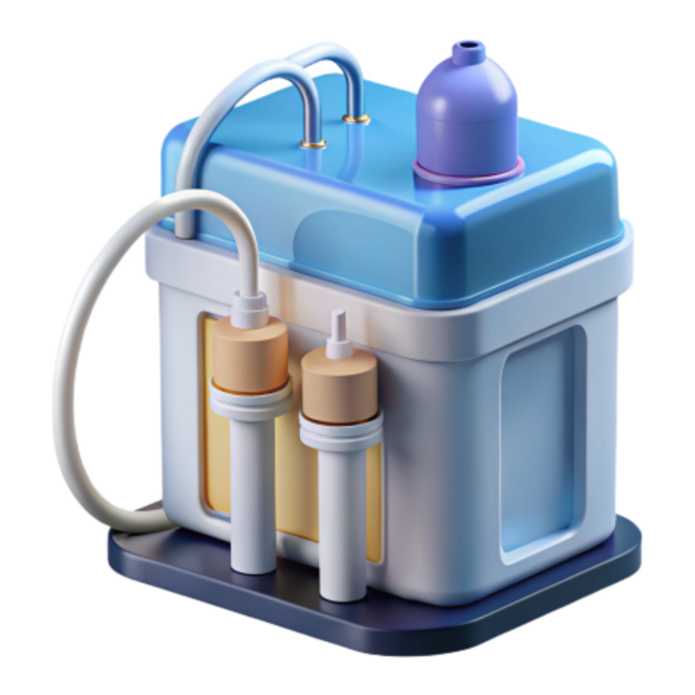 elegant rustic Home Water Purification System Dual Filter, Compact Design genuine png