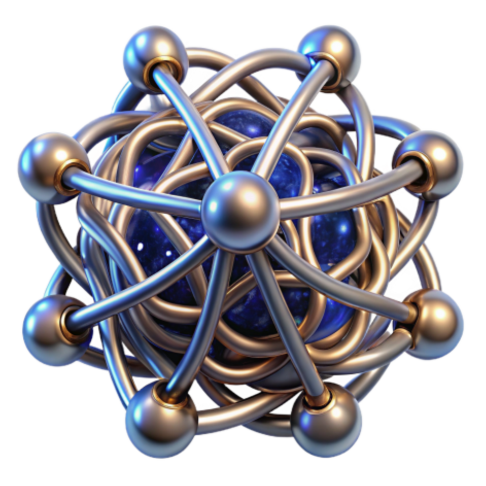 wonderful creative Interconnected Nodes A Complex Network Visualization genuine png